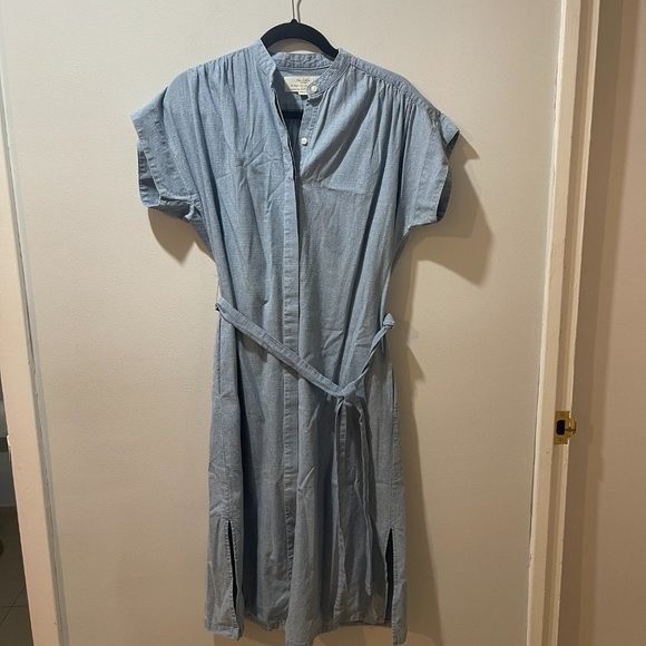 Trovata Birds of Paradis Classic Astrid Esy Dress Chambray - Picture 5 of 7